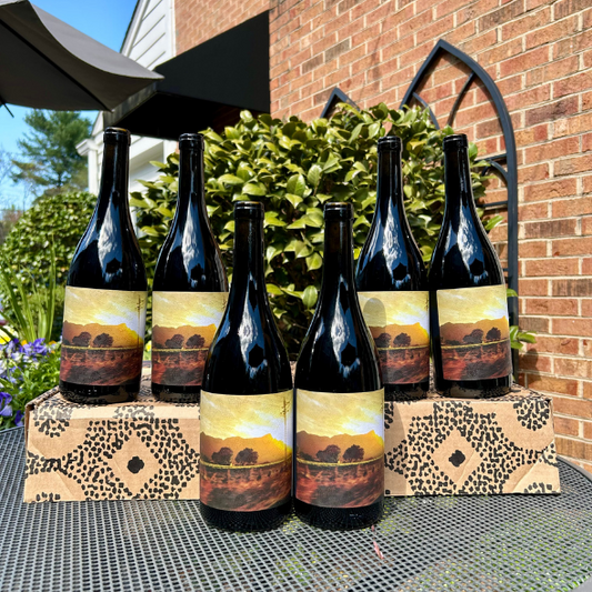 NC- 6-Pack: Warp + Weft "Shweshwe" Red Blend with Gift Box